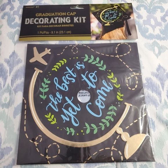 Amscan Graduation Cap Topper Decorating Kit 1 PC - Picture 2 of 5